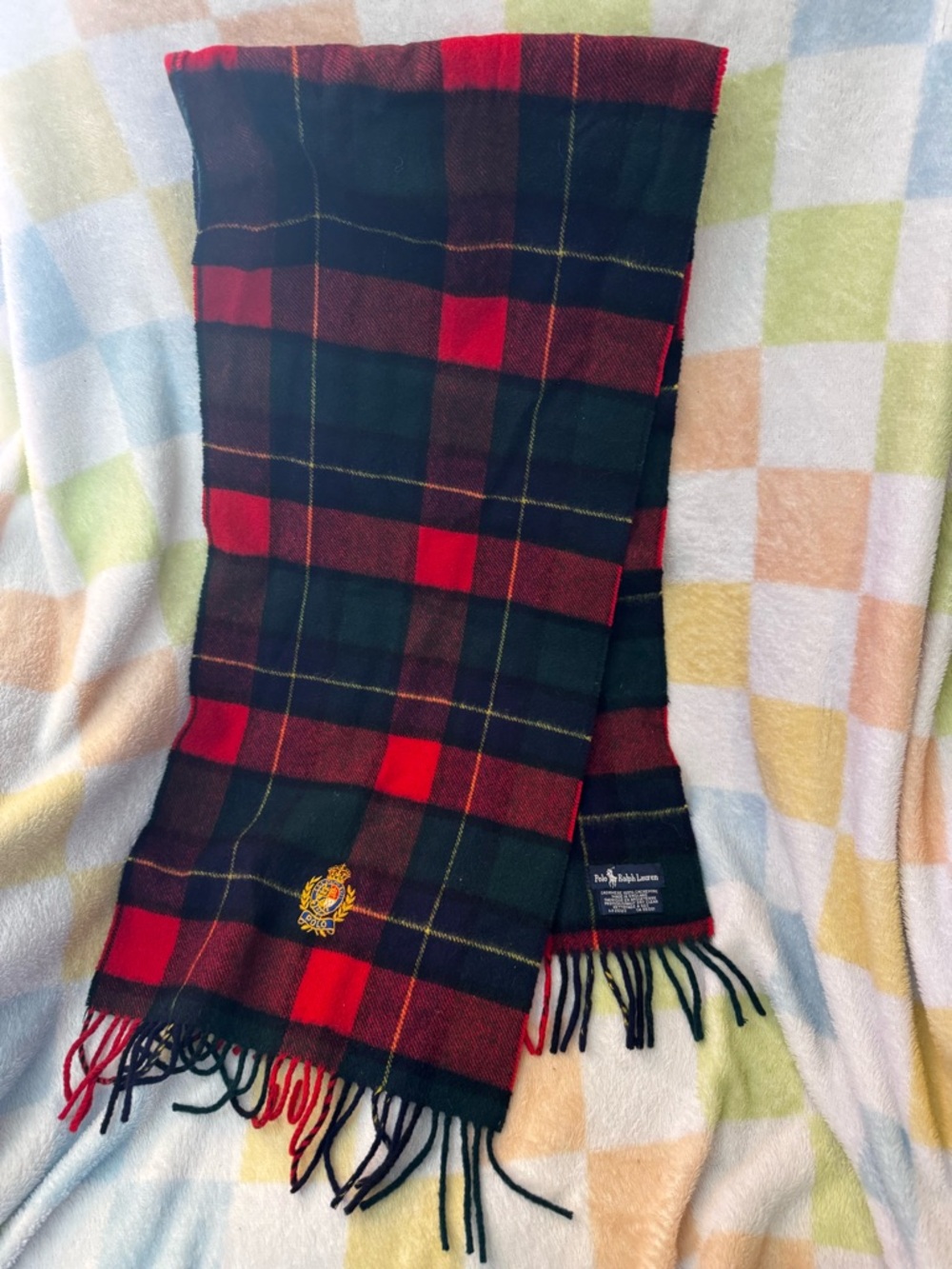 Ralph Lauren 100% cashmere scarf